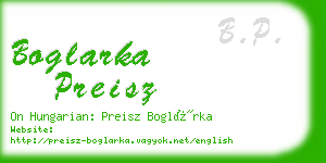 boglarka preisz business card